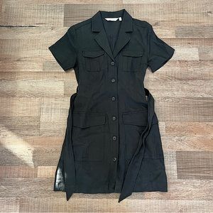 SOLD - Stockholm Atelier & Other Stories Black Button Down Dress